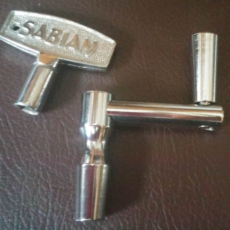 2 SABIAN DRUM KEYS  VINTAGE Drum Key / SPEED KEY MINT Drum Parts image 1