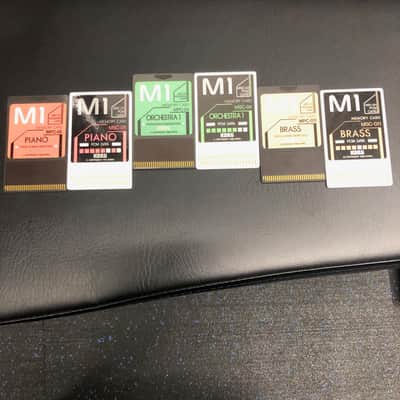 Korg M1 Prog/Combi Sound Cards for Piano, Brass, Orchestra