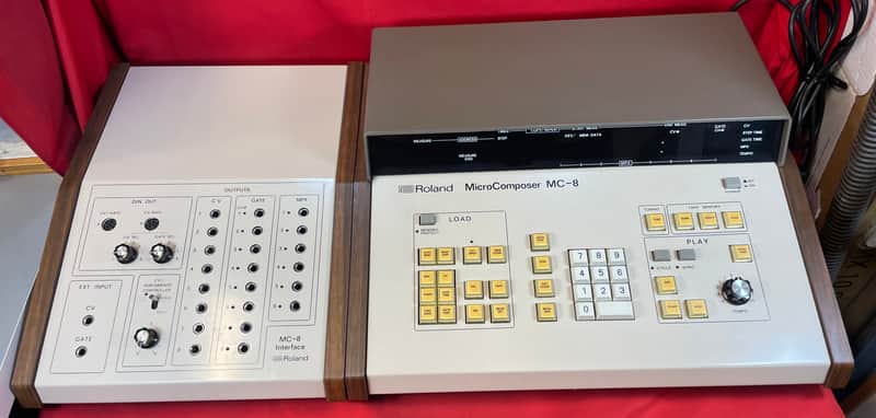 Vintage 1977 Roland MC-8 Microcomposer 8-Channel Analog Sequencer, Manuals, Box etc image 1
