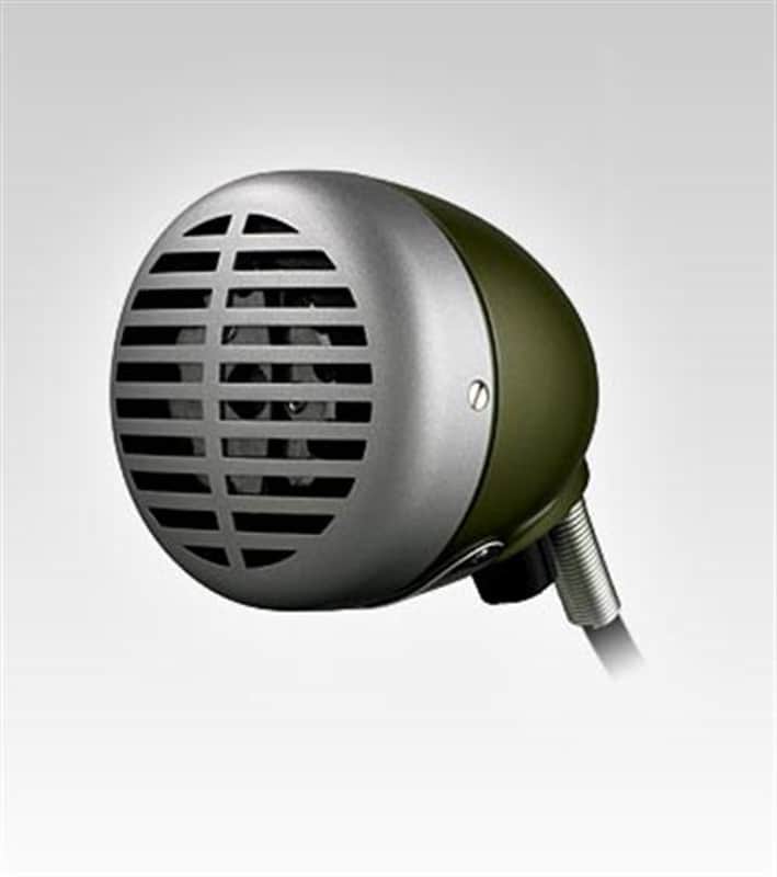 Shure 520DX "Green Bullet” Omnidirectional Dynamic Microphone for Harmonica image 1