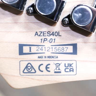 Ibanez AZES40L Standard AZ Series Purist Blue Left-Handed Electric Guitar image 11