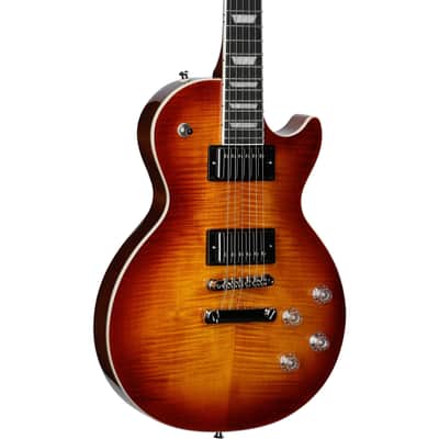 Epiphone Les Paul Modern Figured Electric Guitar, Mojave Burst, (with Gig Bag) image 1
