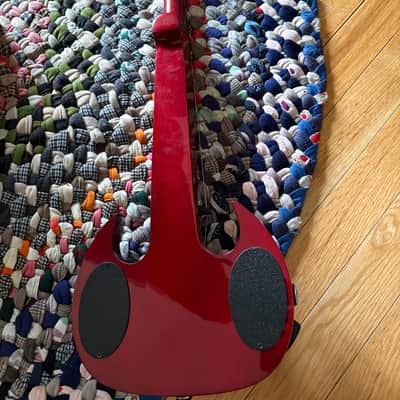 Wood Stingray SV4 Electric Violin - Candy Apple Red image 7