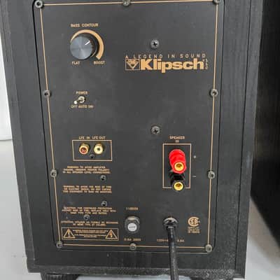Klipsch SP-1 Synergy Series Tower Speakers 1999-2002 - Black Cherry Wood image 6