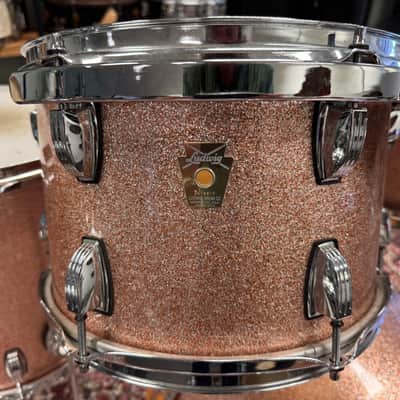 Ludwig Classic Maple Bop Drums 10" - 12" - 14" - 18" - Champagne Sparkle image 4