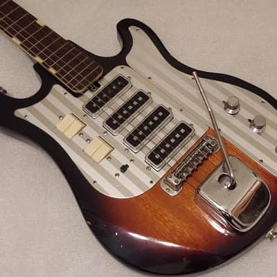 Vintage 1960's  Silvertone 4 Pickups Guitar image 6
