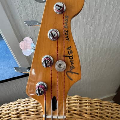Fender Player Plus Jazz Bass with Maple Fretboard 2021 - Present - Aged Candy Apple Red image 3