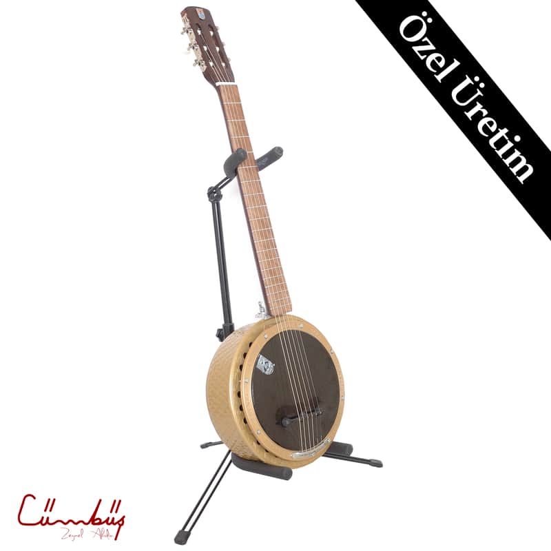 Cumbus Turkish Strings Cumbus Guitar Aluminum Body Professional Cumbus Cumbush (Turkish Banjo) image 1