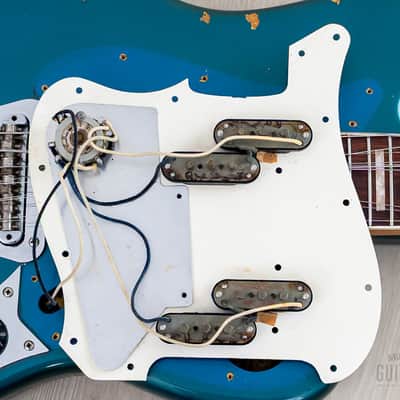 1966 Fender Electric XII Vintage 12-String Guitar Lake Placid Blue, 100% Original w/ Case image 20