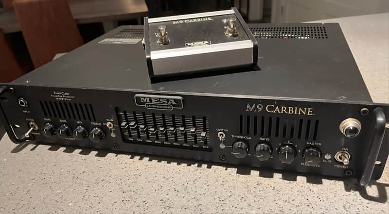 Mesa Boogie M9 Carbine 600-Watt Rackmount Bass Amp Head 2009 - 2017 - Black image 1