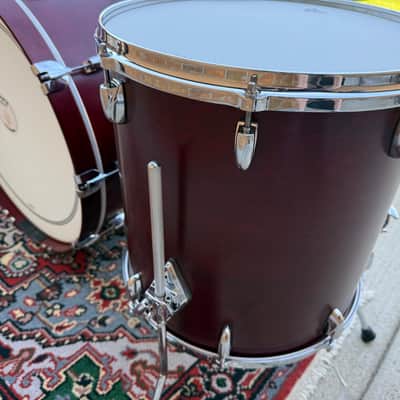 Gretsch USA Custom Drums Satin Rosewood 13/16/24 Shell Pack CLEAN image 9