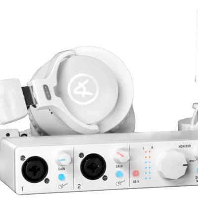 Arturia MiniFuse 2 Plug-and-Play Recording Starter Pack with Microphone, Headphone, and Premium Software Bundle (White) image 1