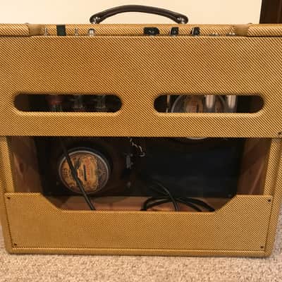 Weber 5E3 X 2 Amplifier Amber Tweed image 2