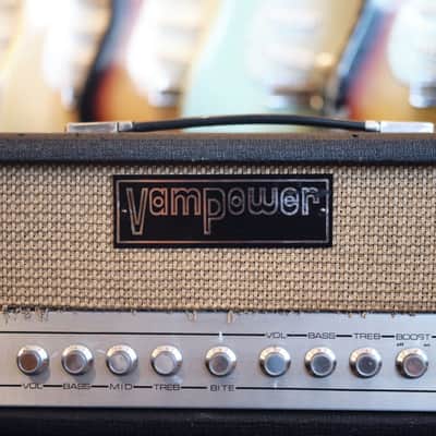Vampower MK1B 100 Watt Guitar Amplifier Head - Vintage 1970's & Rare! image 4