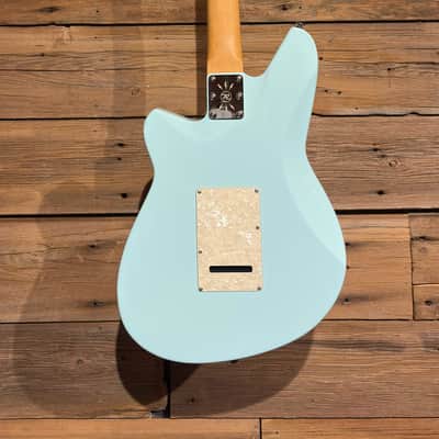 Reverend Six Gun HPP with Rosewood Fretboard 2021 - Present - Chronic Blue with Black Pickups image 4