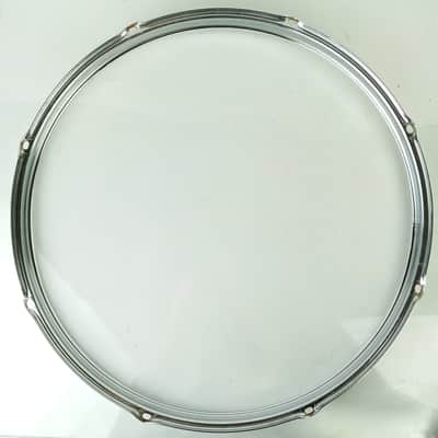 Slingerland 18"Floor Tom Drum Stick-Saver Batter Rim Chrome Steel COS Vintage70s image 6