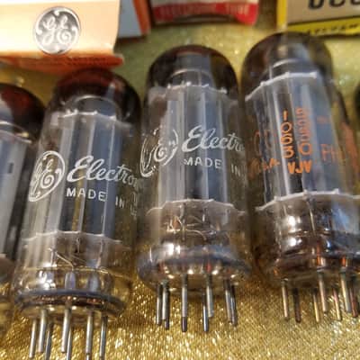 Tung-Sol etc. ONE (1) 6CG7 tNOS AT1000 TESTED Balanced! PI Vacuum Tube USA divider dual triode 1958-1965 image 1