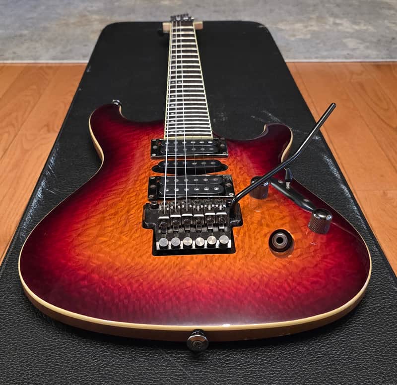 Ibanez S6570SK-STB Prestige with Rosewood Fretboard 2017 - 2018 - Sunset Burst image 1