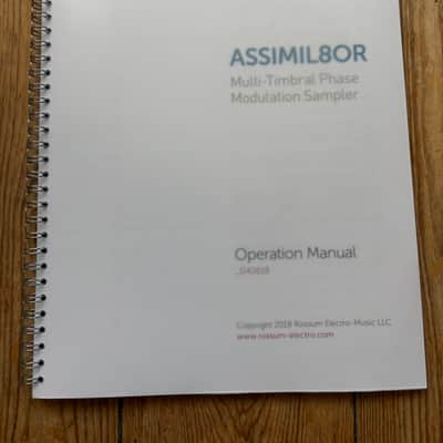 Rossum Electro Music Assimil8or Eurorack Sampler, Locutus midi expander, manual image 5