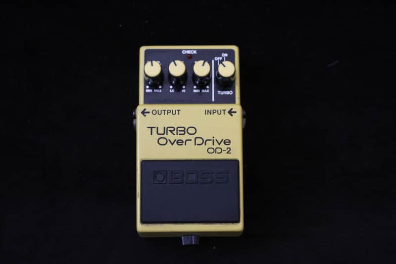 Boss OD-2 Turbo OverDrive. Black Label MIT.1987 image 1