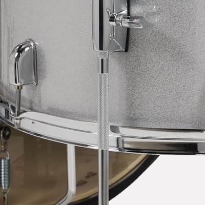 PDP Center Stage 5-Piece Drum Kit with Hardware and Cymbals (Diamond White Sparkle) image 5