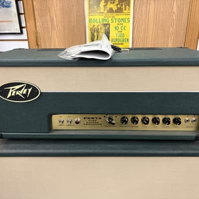 Peavey Penta 140 Watt Tube Guitar Amplifier Head and Cabinet 2000s Green image 2