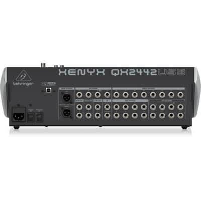 Behringer XENYX QX2442USB Premium Analog 24-Input Mixer with Multi-FX and USB/Audio Interface (Wireless Ready) image 5