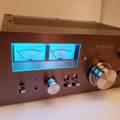 Fully Restored Kenwood KA-9800 (KA-8300 Variant) 80WPC Stereo Integrated Amplifier - Cool/Unique Blackface Kenwood, International Voltage Options, Amazing Performance! image 9