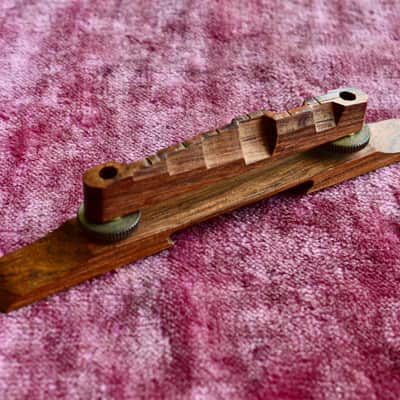 Vintage 1950's Gibson Rosewood Archtop Bridge and Base - L-5ces, Super 400, Es-175 1960's image 1