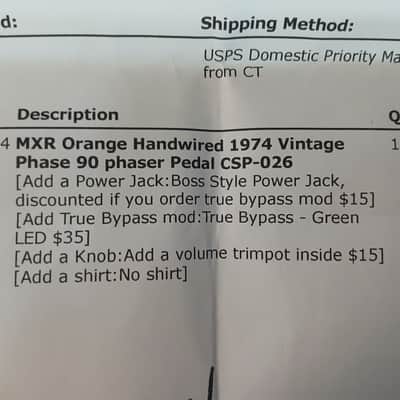 MXR Analogman '74 Script logo Phase 90 image 5