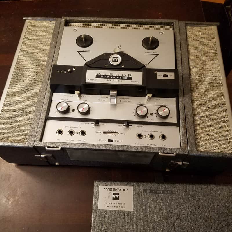 Webcor Rare EP4257-1 Squire Stereo 4-Track Tape Recorder 1960s image 1