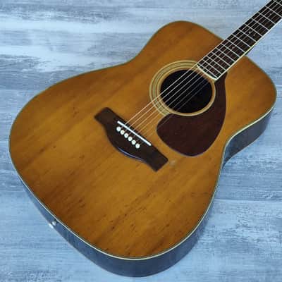 1970 Yamaha FG-350 Red Label Dreadnought Acoustic Guitar | Reverb