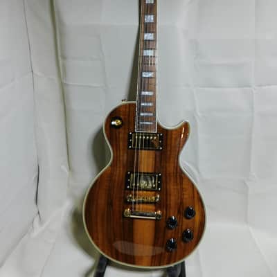 Epiphone Les Paul Custom Pro Koa 2019 with EpiLite case imagen 4
