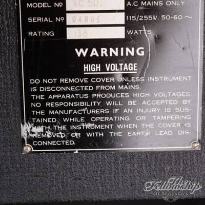 Vox AC50 Top & Cab 2x12 1965 image 4