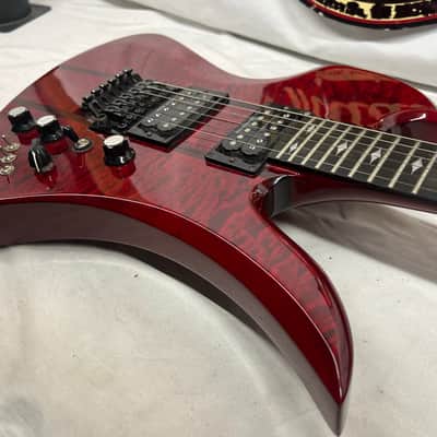B.C. Rich Mockingbird ST Electric Guitar - Transparent Red image 16
