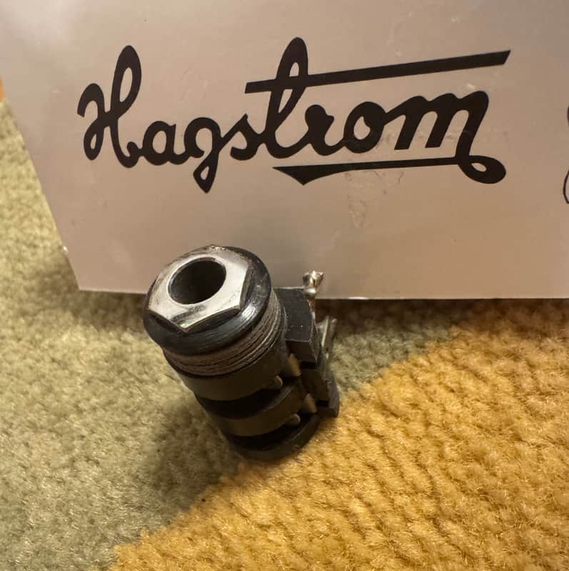 Hagstrom Unknown amp input jack image 1