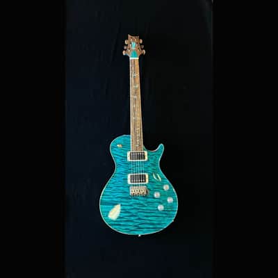 New Private Stock PRS Paul Reed Smith McCarty 594 Singlecut w/ Tremolo Turquoise One Piece Maple image 1