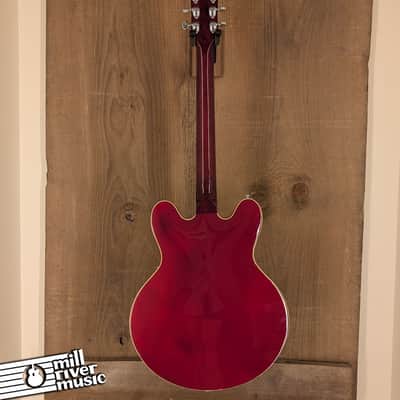 Brownsville New York Semi-Hollow ES-335 Style, Cherry Red - Used image 5