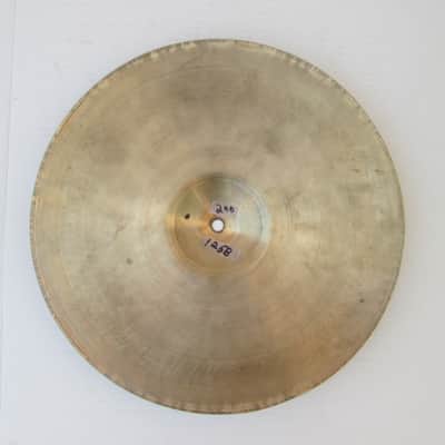 Avedis Zildjian Cymbal “Factory Second “ " S Stamp” 14” 1950’s? Hi Hat Bottom? 1258 Grams “Good” image 8