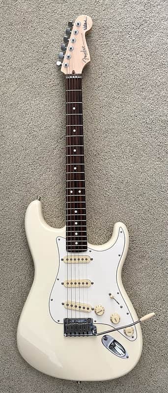 Fender Jeff Beck Artist Series Stratocaster with Hot Noiseless Pickups 2001 - 2021 Olympic White