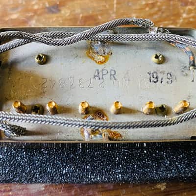 Gibson 1979 Les Paul Custom T-Top Humbucker pickup, GOLD! image 2