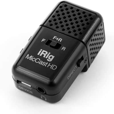 IK Multimedia iRig Mic Cast HD Pocket-Sized Microphone for iPhone, iPad, Android Devices-AUTHORIZED image 1