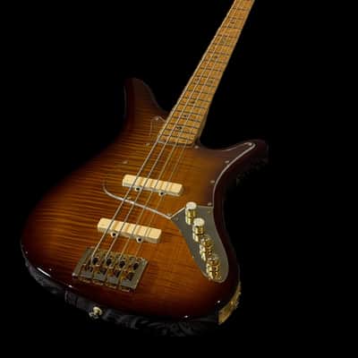 CARVIN BASS - SB 4001 (SEKOU BUNCH) 2015 - FLAMED MAPLE GLOSS image 4