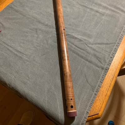 Singing Tree Curly Walnut Bass G 432Hz 2024 - Walnut, Purple Heart and Maple image 4
