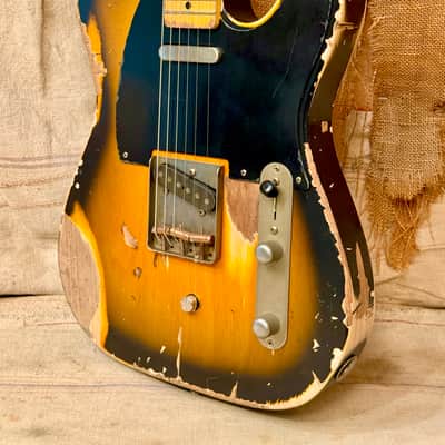 Nash T-52 with B Bender System 2022 - 2 Tone Sunburst image 4