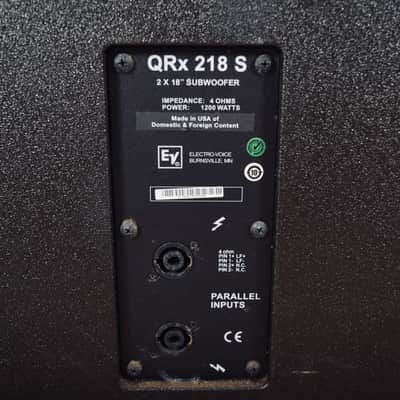 Electro-Voice (EV) QRX 218 S 1200 Watt Dual 18" Passive Subwoofer *ChurchOwned CG00CF0 ShippingExtra image 7