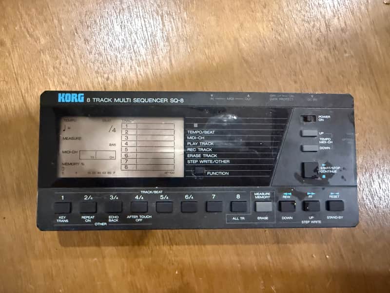 Korg SQ-8 8-Track Multi Sequencer — Vintage 1987 MIDI Sequencer image 1