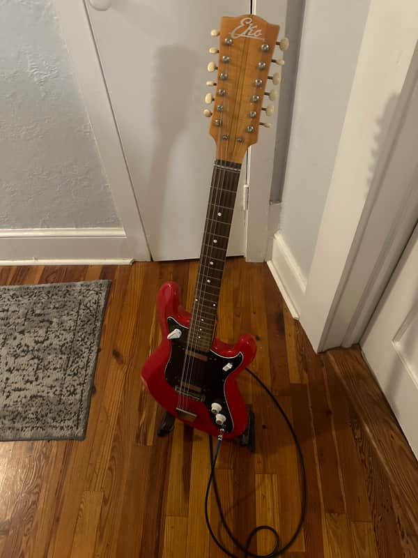 Eko 12-string electric Mid-60s - Red gloss image 1