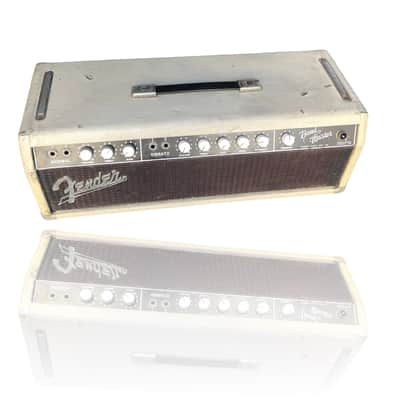 Fender Bandmaster 6G7-A 40-Watt 2x12" Piggyback Guitar Amp 1961 - 1962 - Blonde image 5