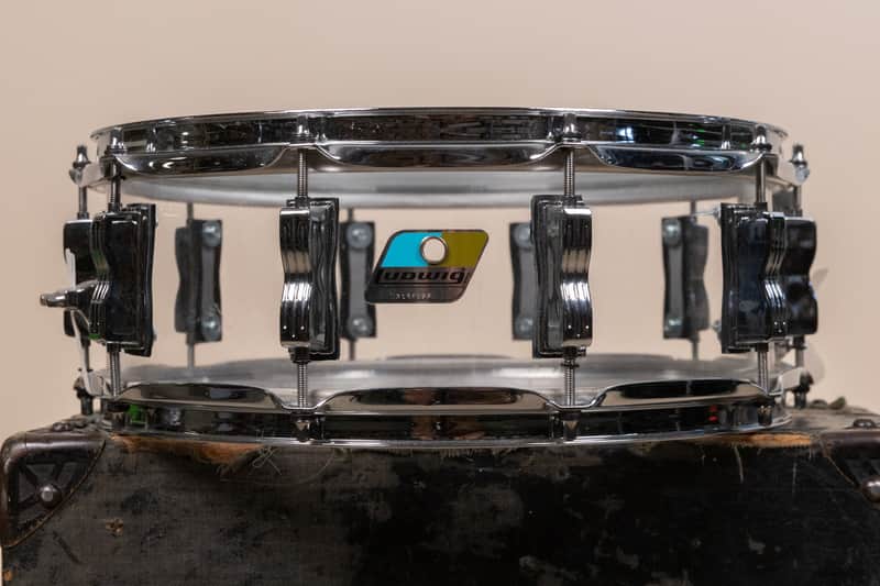 Ludwig 5x14 Clear Vistalite Reissue Snare Drum image 1